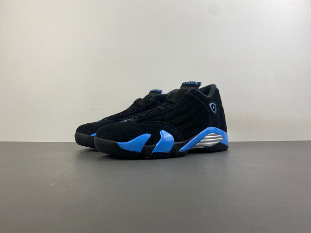 Air Jordan 14 Black University Blue 487471-002