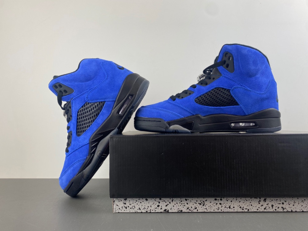 Air Jordan Air Jordan 5 Retro Blue Suede DD0587-400 -1