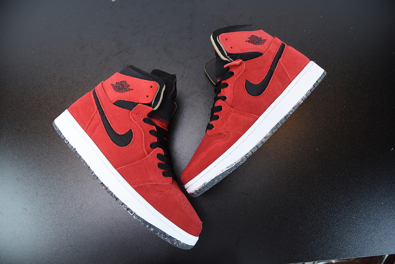air jordan 1 high zoom air cmft red suede ct0978-600