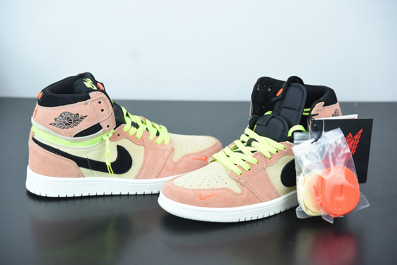 air jordan 1 high switch peach cw6576-800