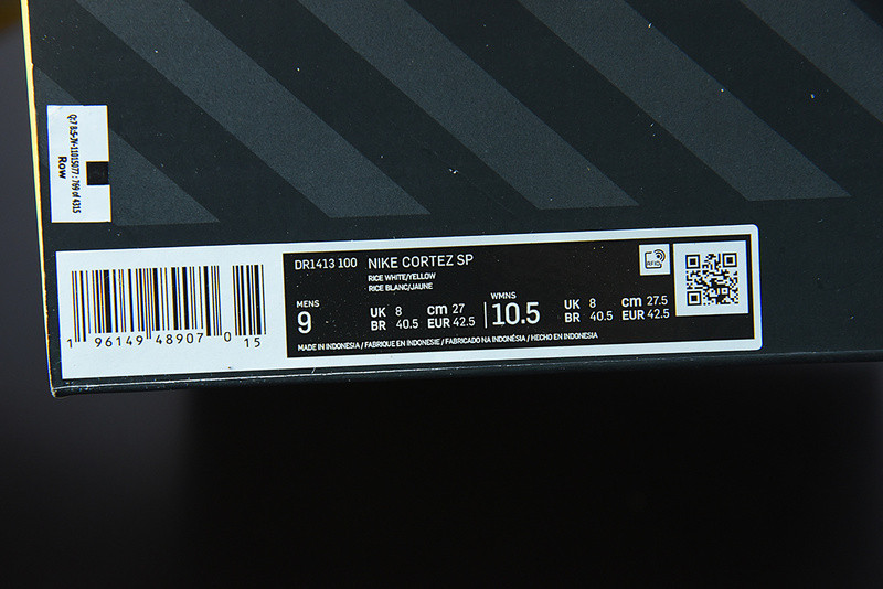 union x nike cortez yellow purple red dr1413-100