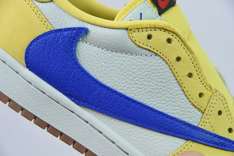 travis scott x air jordan 1 low og “canary” dz4137-700