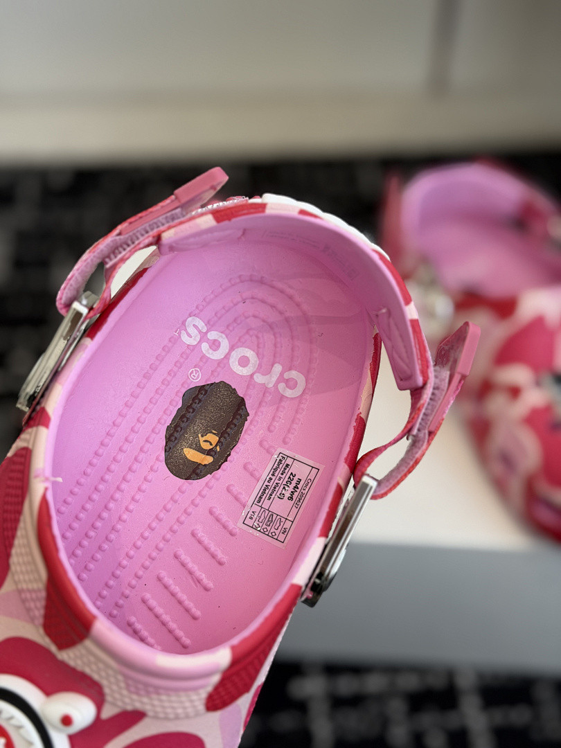 BAPE × Cr0c5 sANDALS