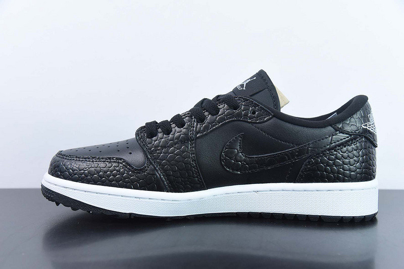 air jordan 1 low golf “black croc” dd9315-003