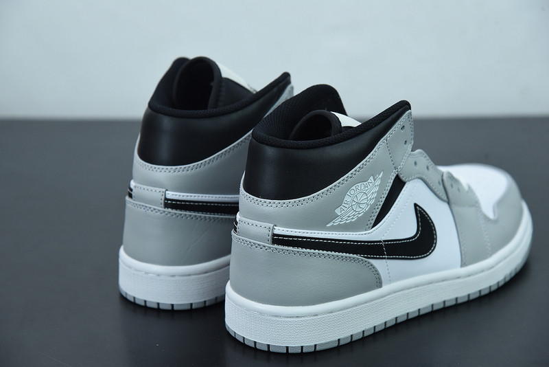 air jordan 1 mid light smoke grey 554724-078