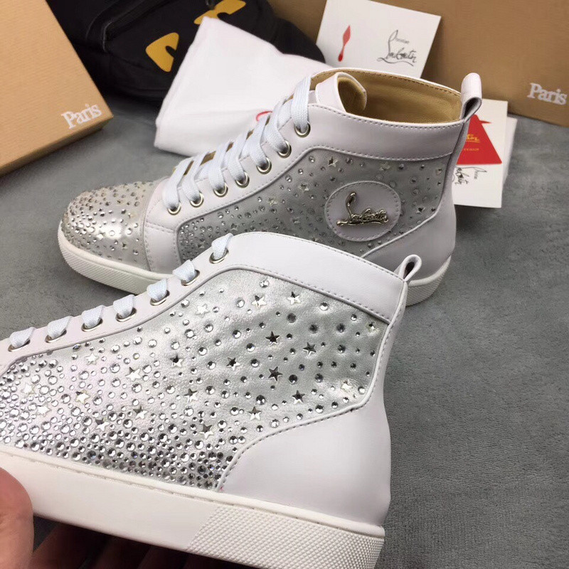 chian louin high top sneaker