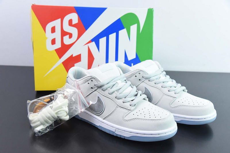 concepts x nike sb dunk low “white lobster” fd8776-100